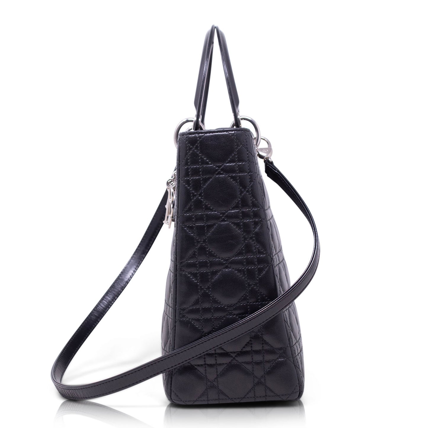 Dior Lady Grande Nera Hw Silver