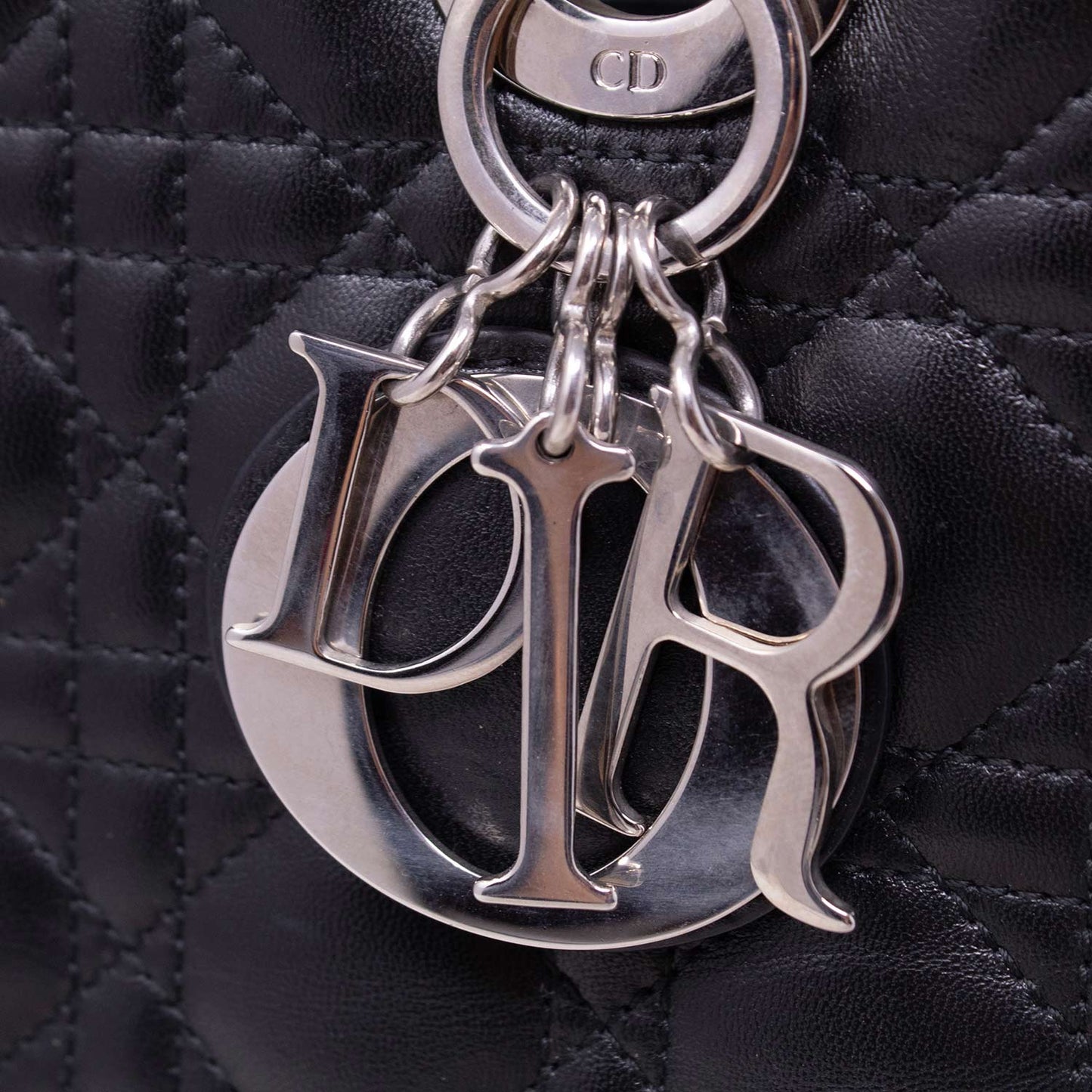 Dior Lady Grande Nera Hw Silver