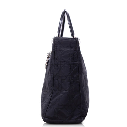 Dior Lady Grande Tessuto Nera Hw Silver