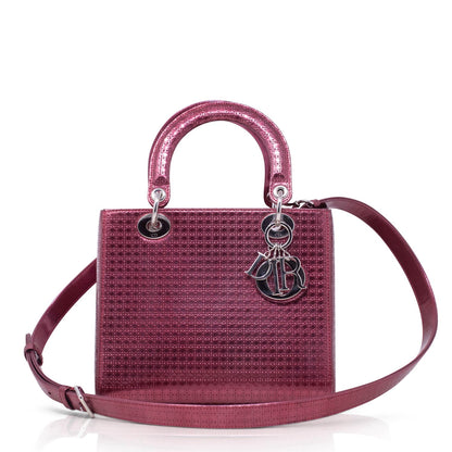 Dior Lady Metalic Hot Pink Media