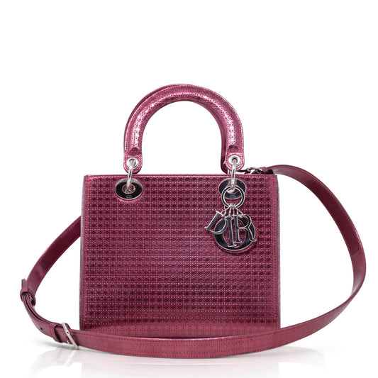 Dior Lady Metalic Hot Pink Media