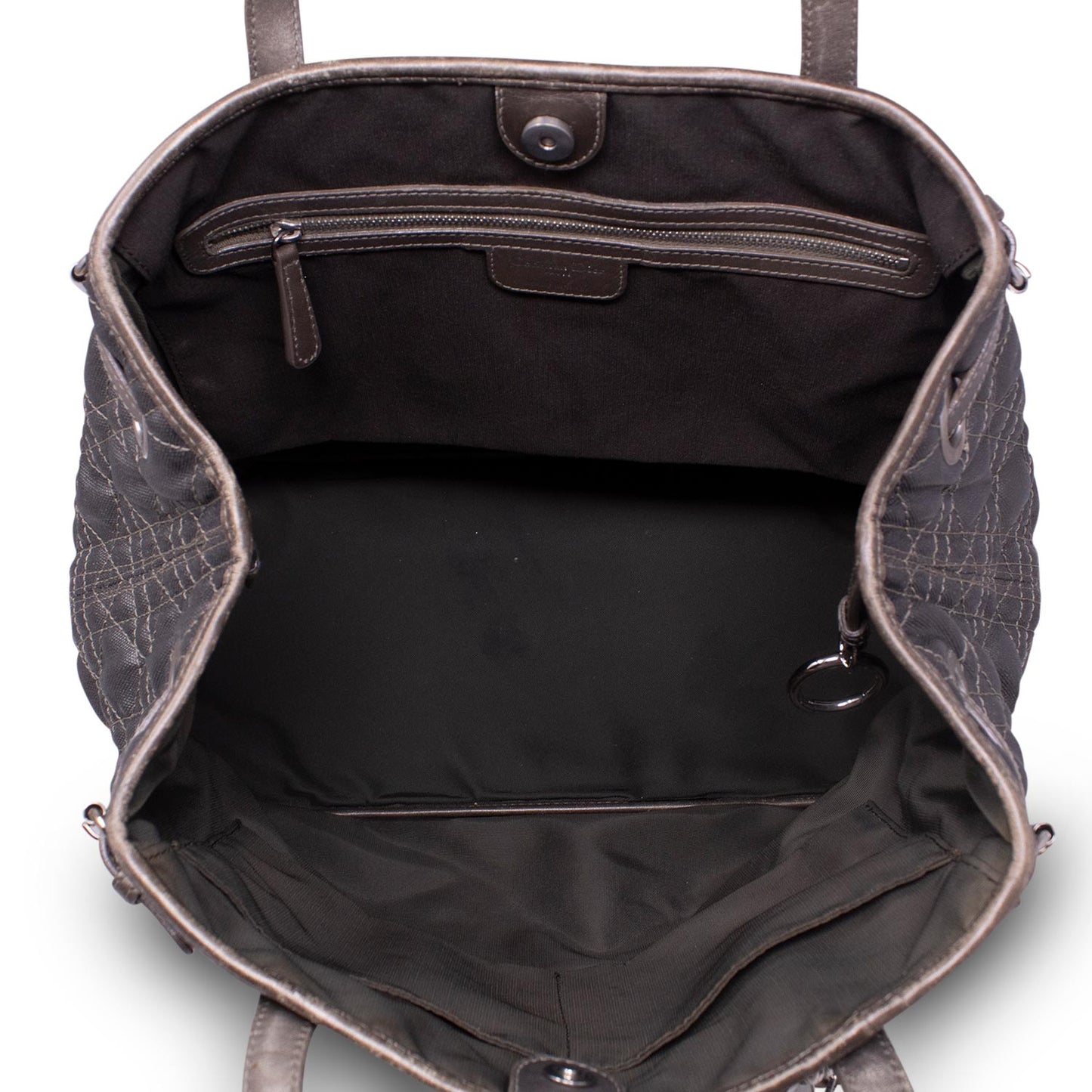 Dior Tote Panarea Tessuto Cannage Grigia