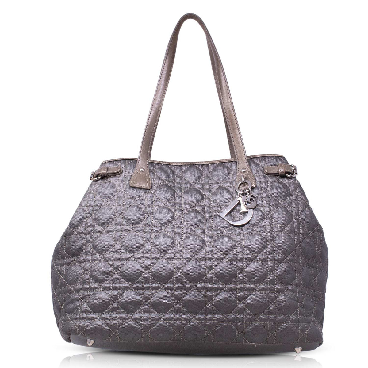 Dior Tote Panarea Tessuto Cannage Grigia