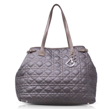 Dior Tote Panarea Tessuto Cannage Grigia