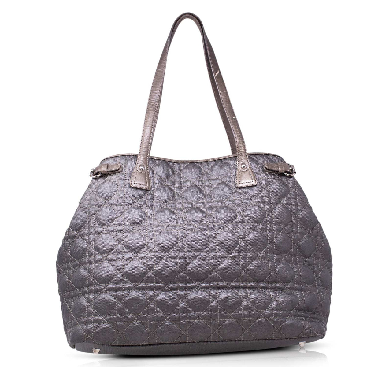Dior Tote Panarea Tessuto Cannage Grigia