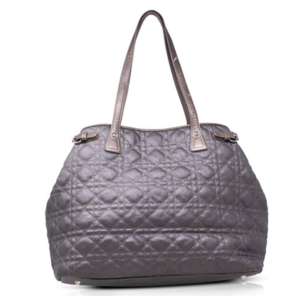 Dior Tote Panarea Tessuto Cannage Grigia