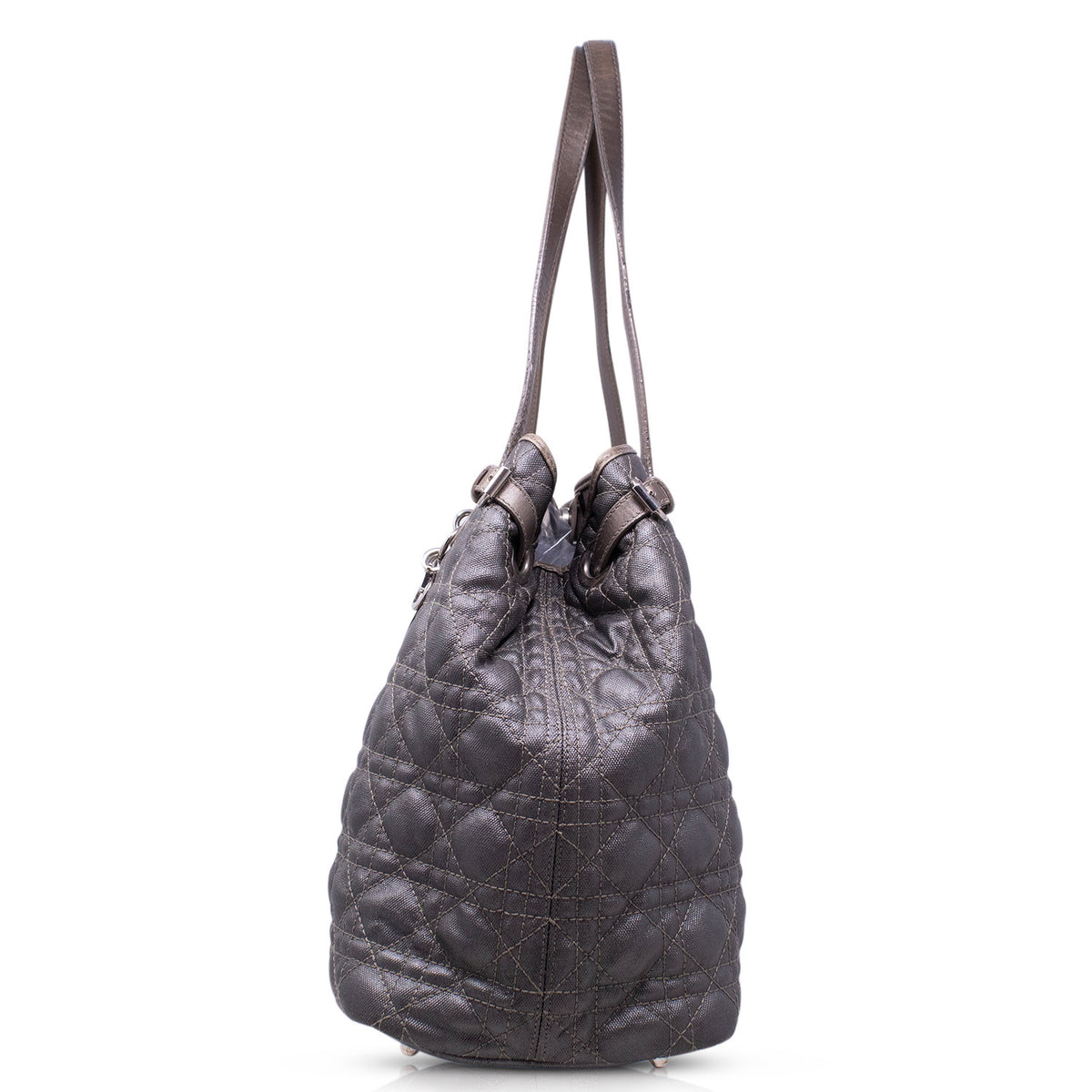 Dior Tote Panarea Tessuto Cannage Grigia