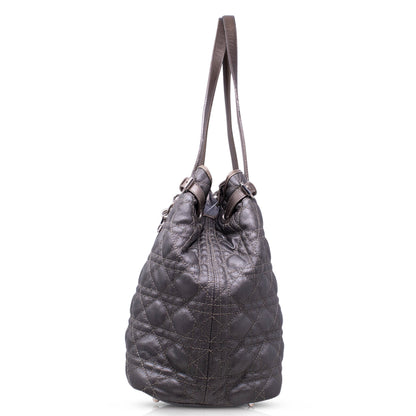 Dior Tote Panarea Tessuto Cannage Grigia