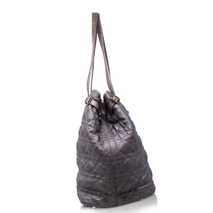 Dior Tote Panarea Tessuto Cannage Grigia
