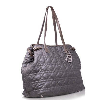 Dior Tote Panarea Tessuto Cannage Grigia