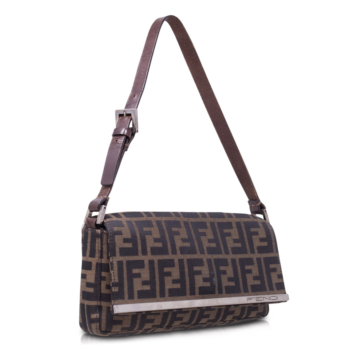 Fendi Baguette Zucca Tabacco