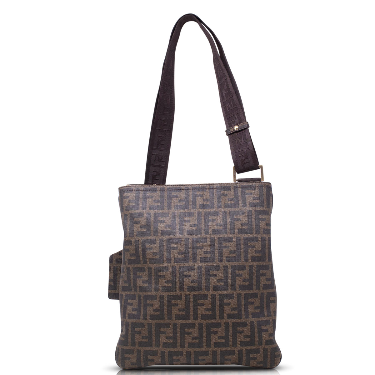 Fendi Messenger FF Zucca Spalmati Tobacco