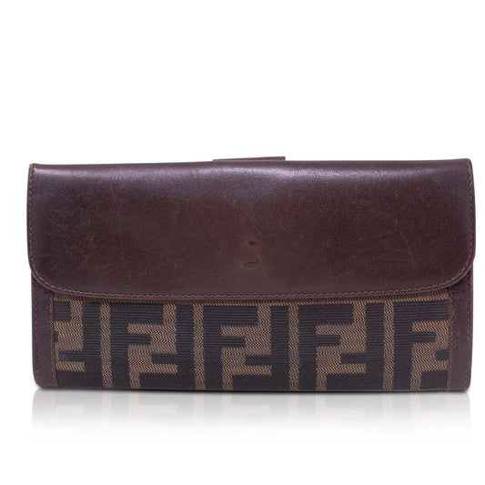 Fendi Portafoglio Long Wallet FF Zucca