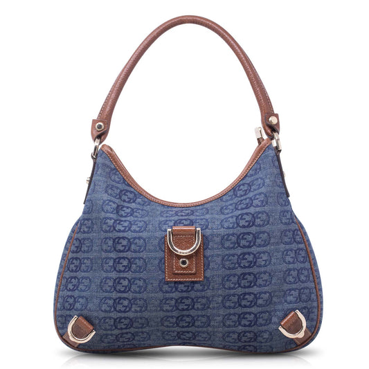 Gucci GG Canvas Abbey D-Ring Blu