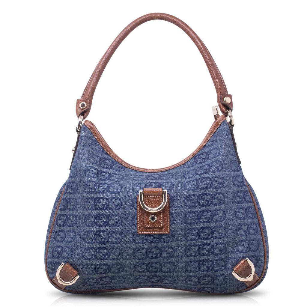 Gucci GG Canvas Abbey D-Ring Blu