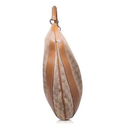 Gucci GG Hobo Canvas Beige