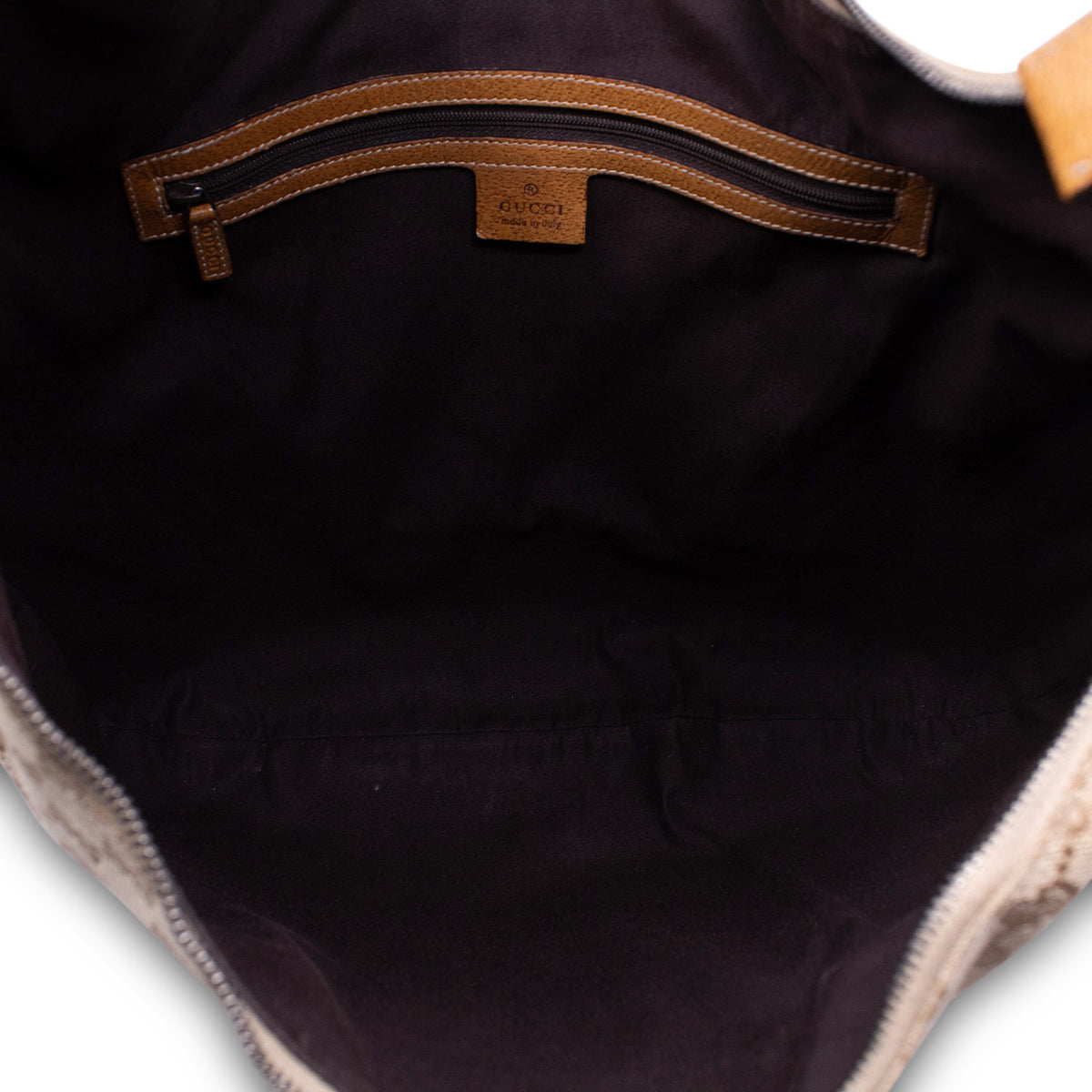 Gucci GG Hobo Canvas Beige