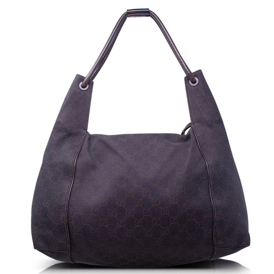 Gucci GG Hobo  canvas marrone