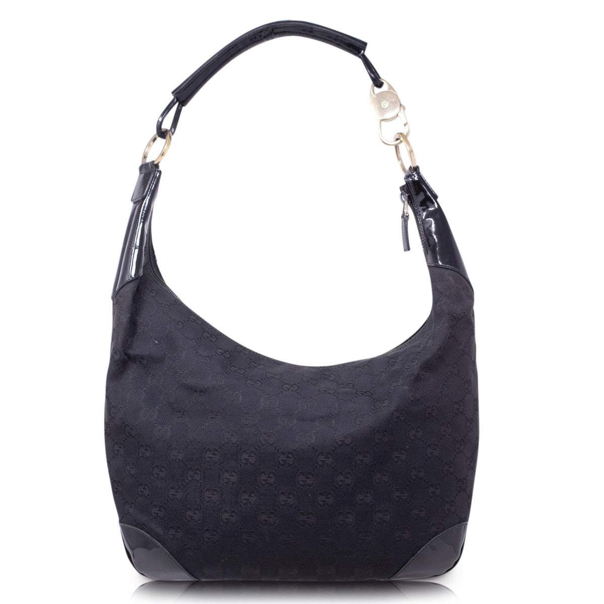 Gucci GG Black Hobo Ring