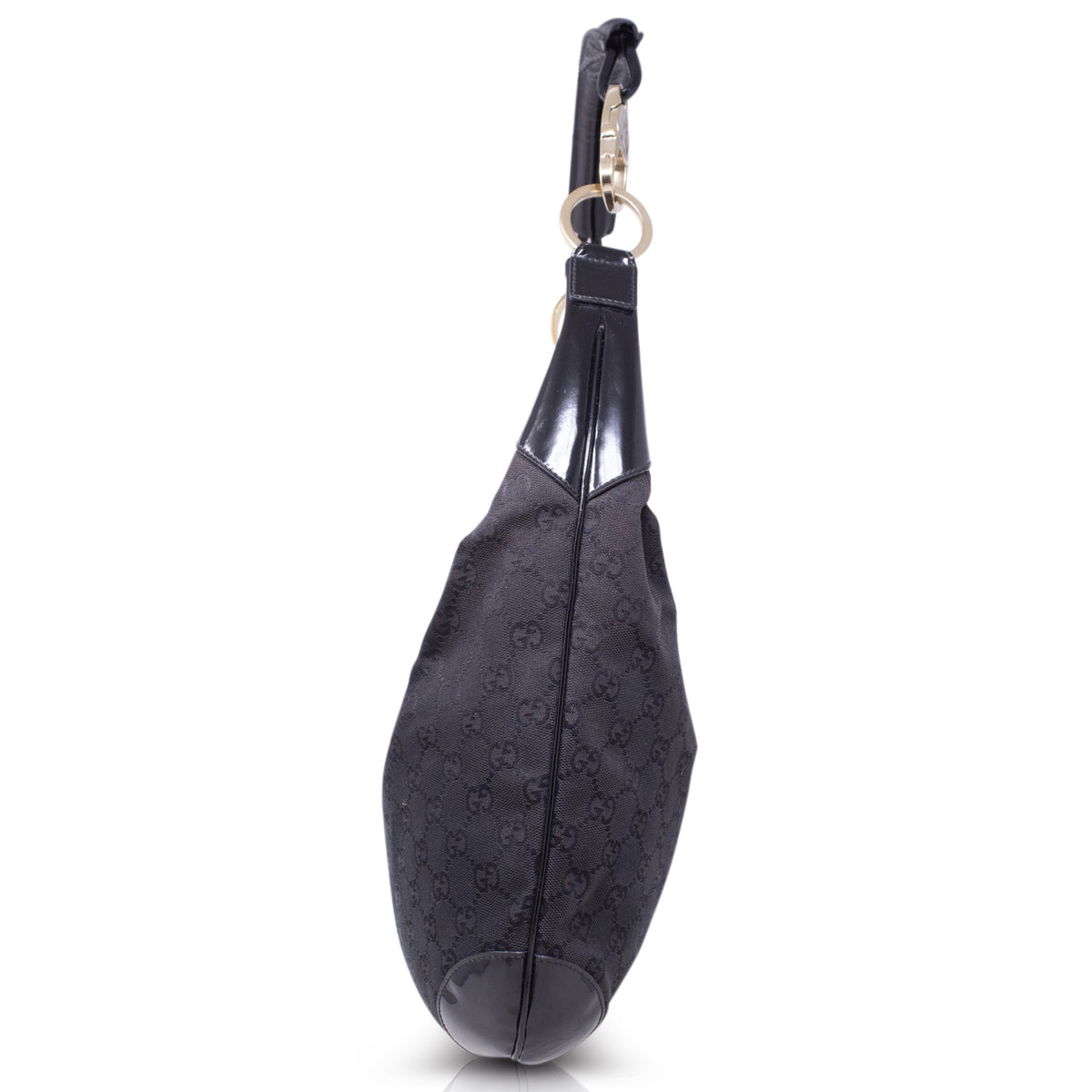 Gucci GG Black Hobo Ring