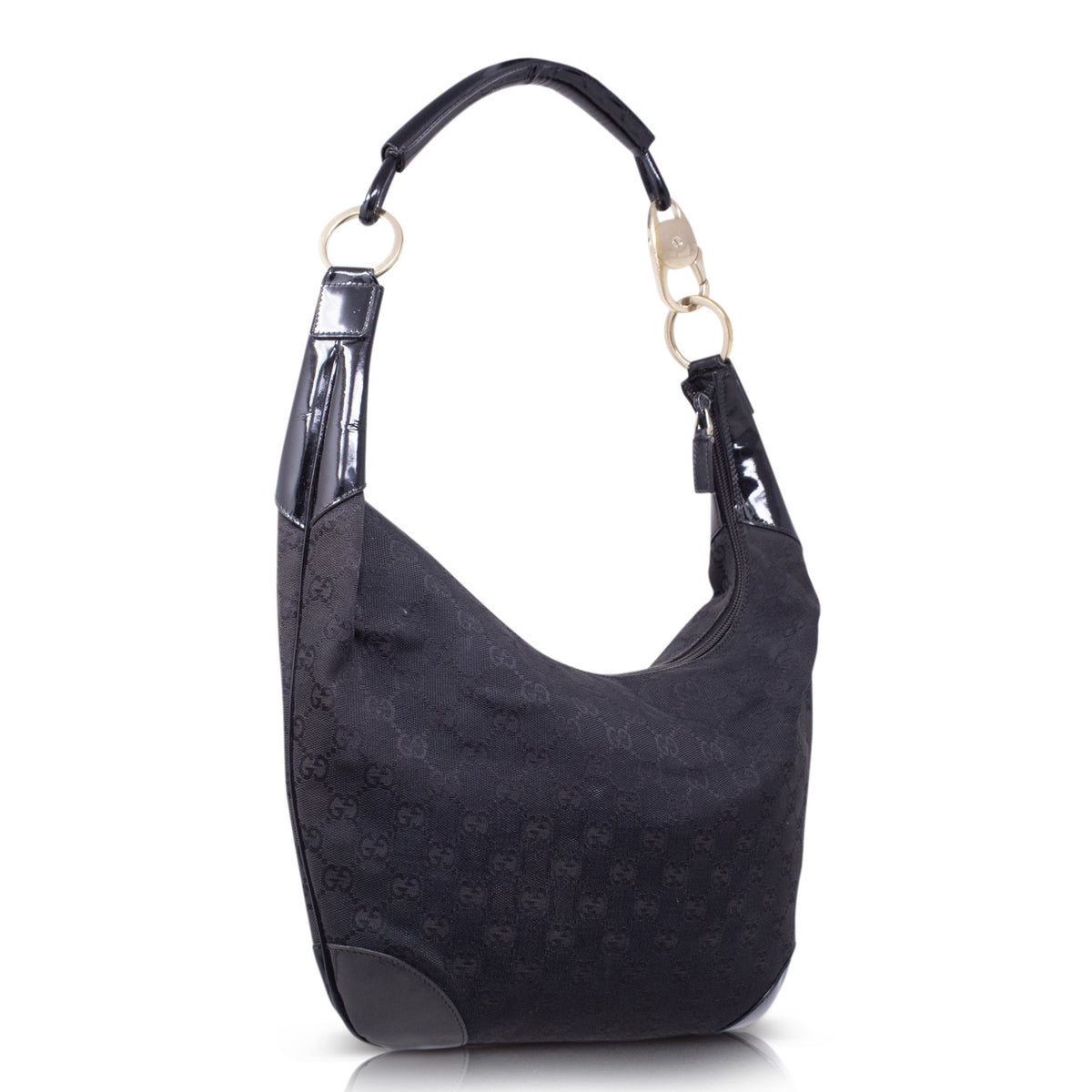 Gucci GG Black Hobo Ring