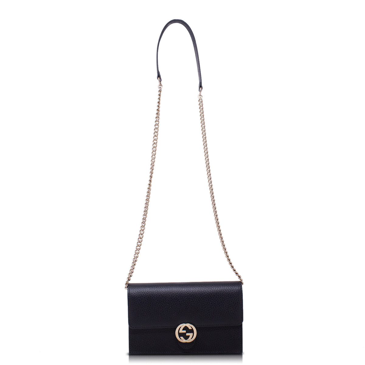 Black Gucci GG Interlocking Pouch