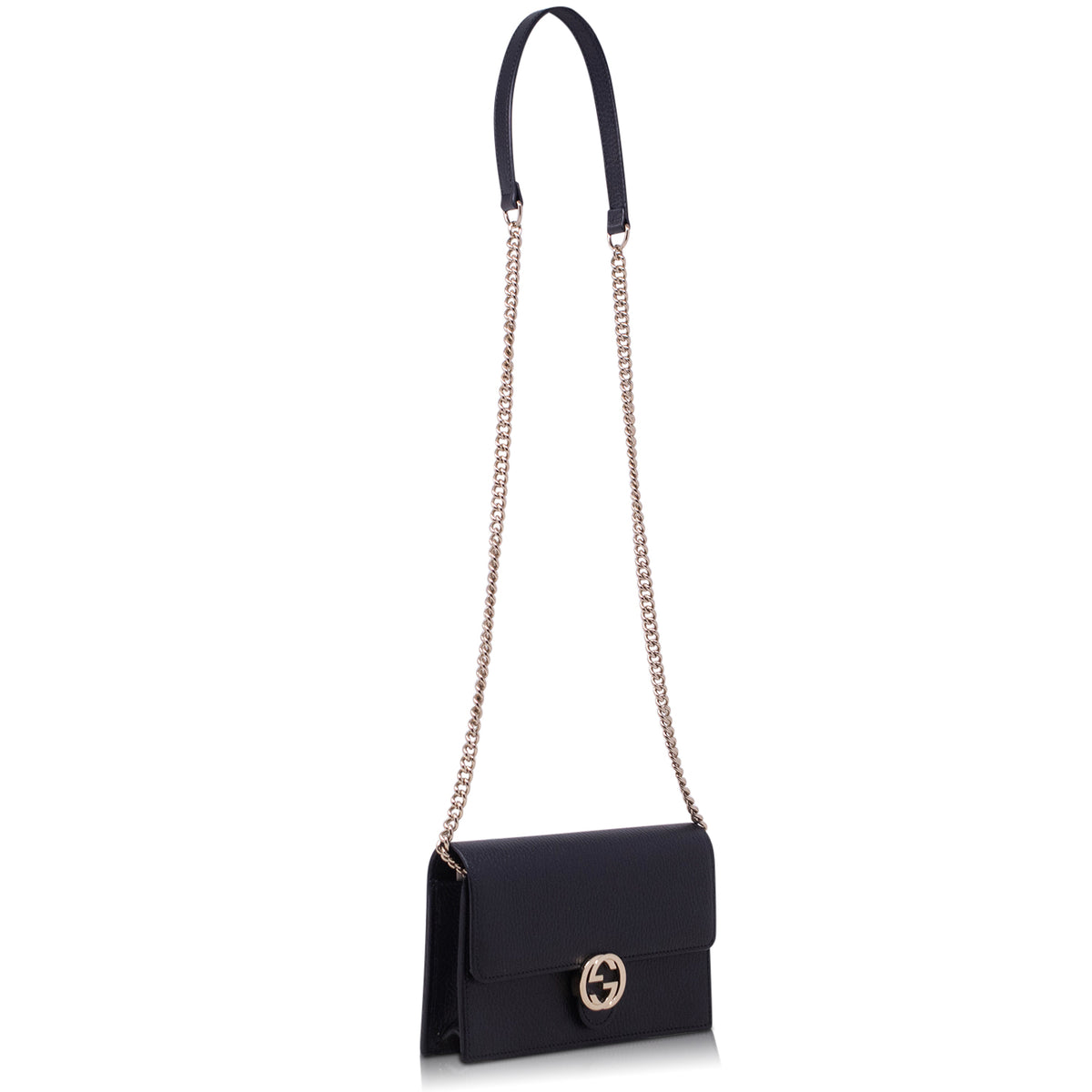 Black Gucci GG Interlocking Pouch