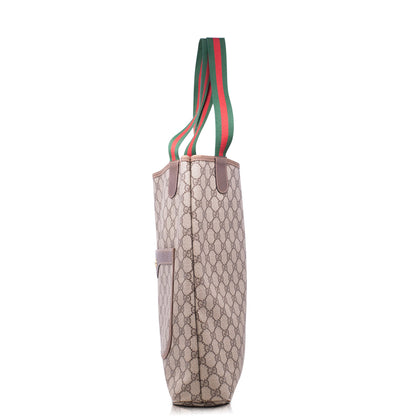 Gucci Tote GG Supreme Sherry Line Vintage