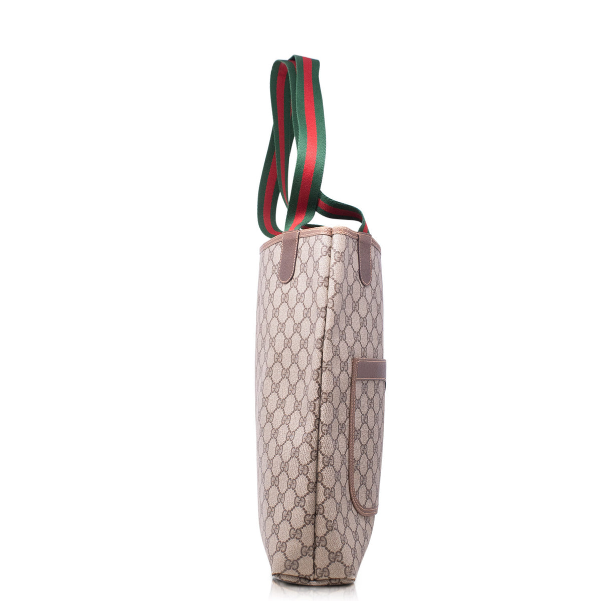 Gucci Tote GG Supreme Sherry Line Vintage