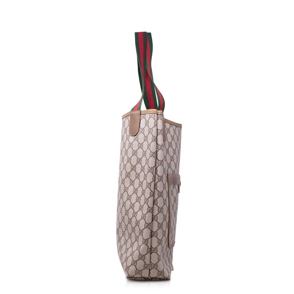 Gucci Tote GG Supreme Sherry Line Vintage