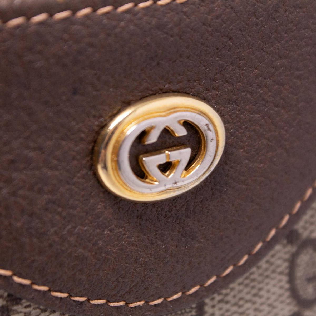Gucci Tote GG Supreme Sherry Line Vintage
