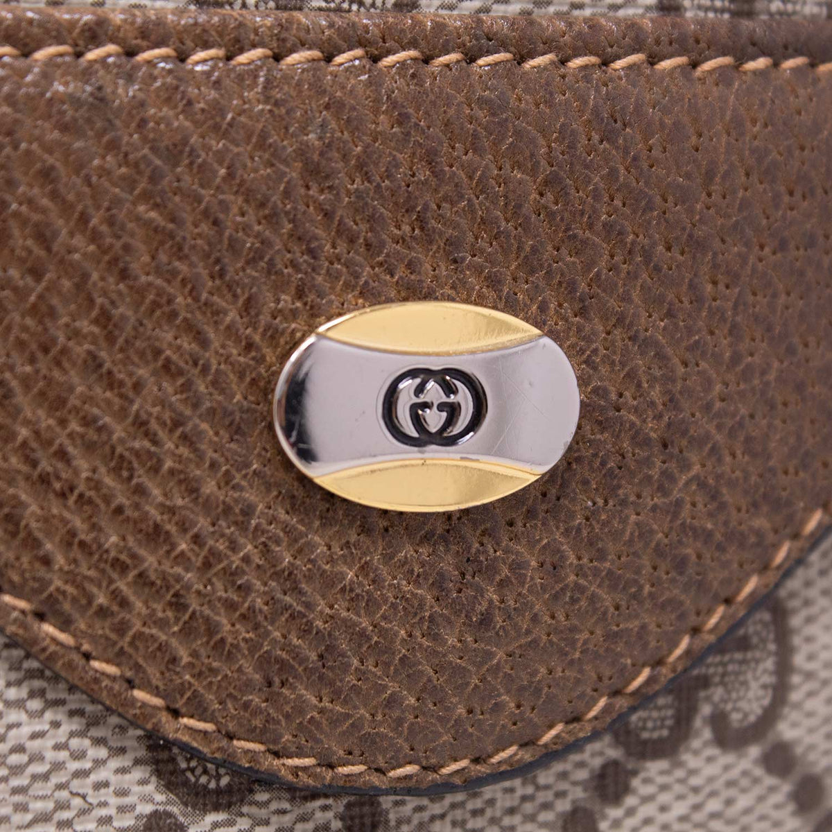 Gucci Tote GG Supreme Sherry Line Vintage