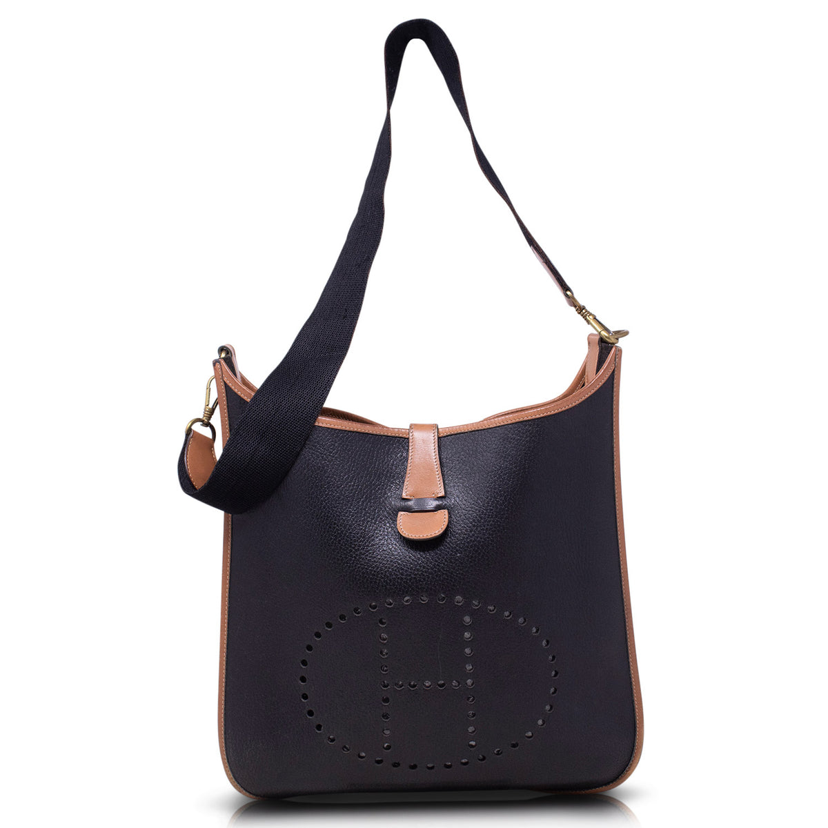Hermès Evelyne 33 Nera e Marrone