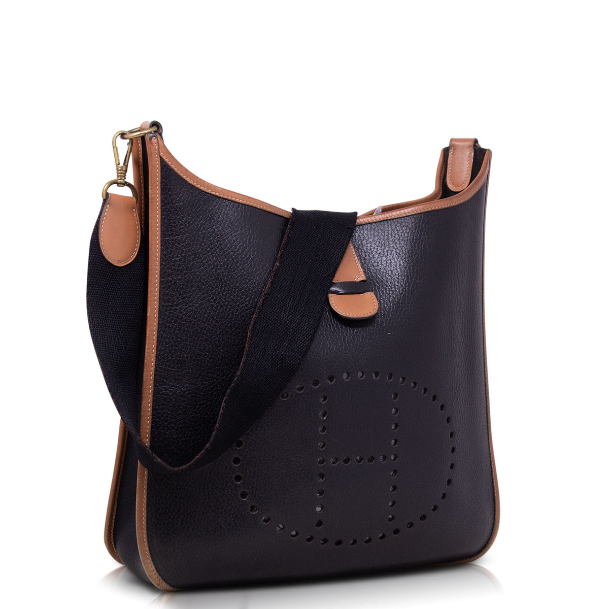 Hermès Evelyne 33 Nera e Marrone