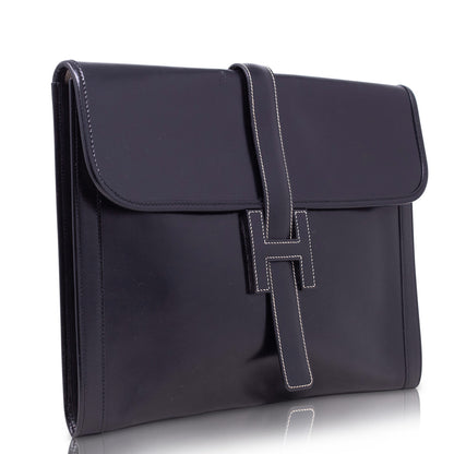Hermès Pochette H Jige Large Nera