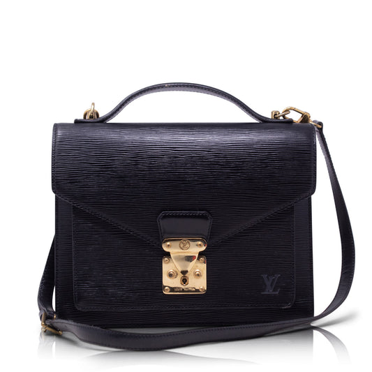 Louis Vuitton Monceau Epi Black Vintage