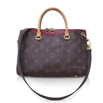 Louis Vuitton Pallas BB Monogram e Rossa