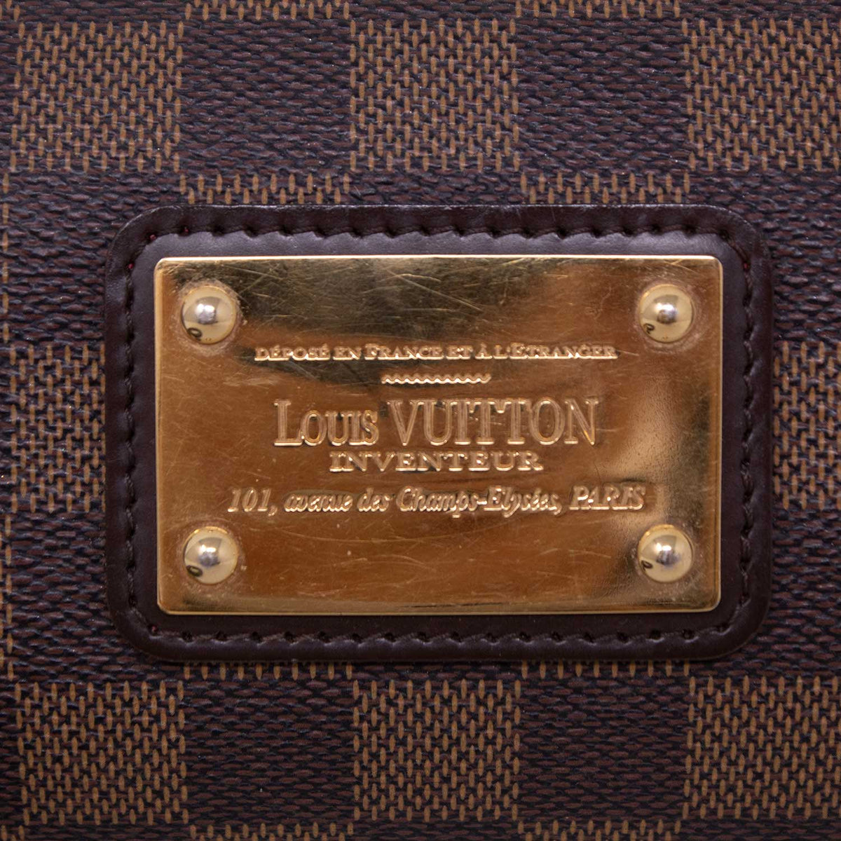 Louis Vuitton Pochette Eva Damier Ebene