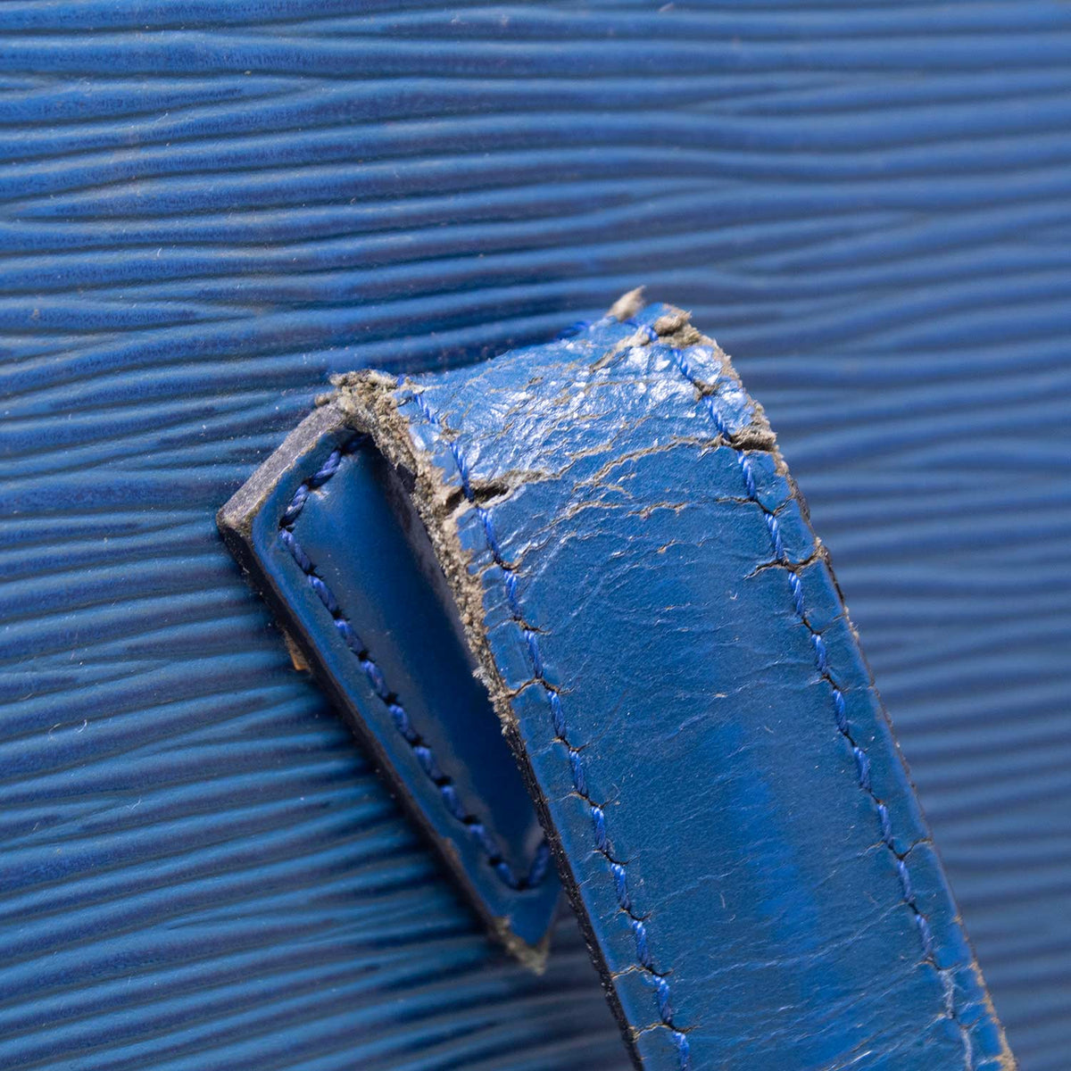Louis Vuitton Saint Jacques Epi Blu Vintage