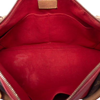 Louis Vuitton V Tote MM Monogram e Rossa
