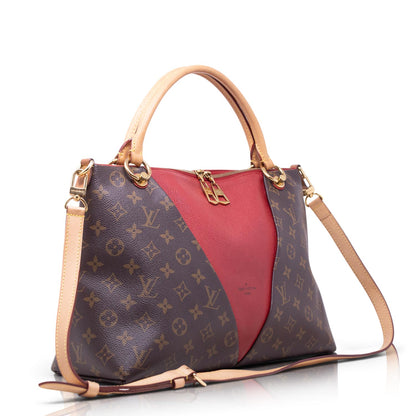 Louis Vuitton V Tote MM Monogram e Rossa