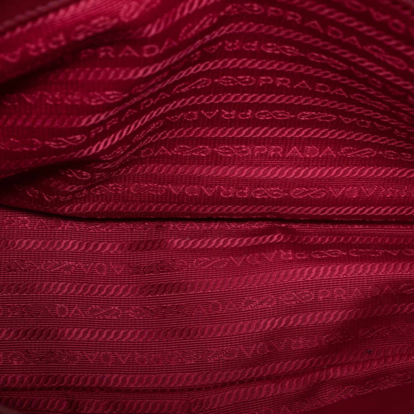Prada Dome Tote Saffiano Rossa