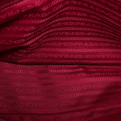 Prada Dome Tote Saffiano Rossa