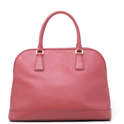 Prada Dome Tote Saffiano Rossa