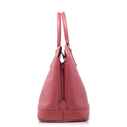 Prada Dome Tote Saffiano Rossa
