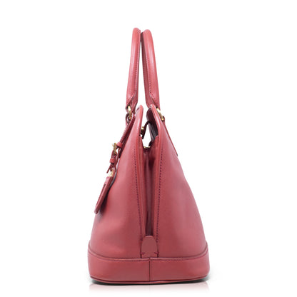 Prada Dome Tote Saffiano Rossa