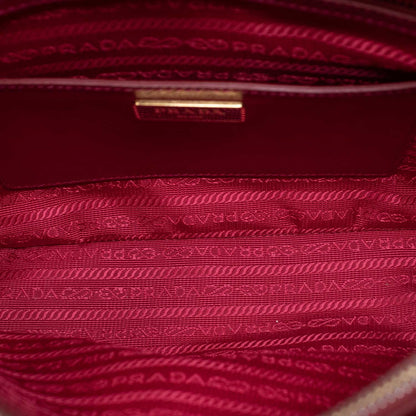 Prada Dome Tote Saffiano Rossa