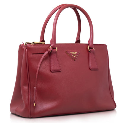 Prada Galleria Media Saffiano Rossa