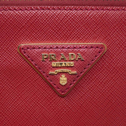 Prada Galleria Media Saffiano Rossa