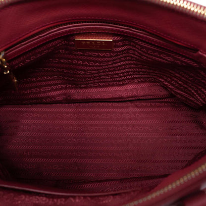 Prada Galleria Media Saffiano Rossa